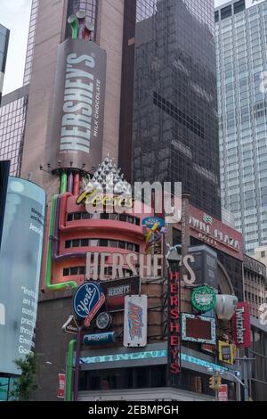 Hershey's Chocolate World in Times Square Stock Photo