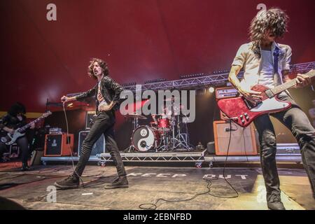 Turbowolf at the 2015 Reading Festival Stock Photo
