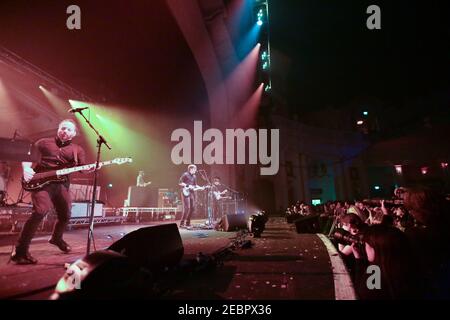 Death Cab for Cutie performing live on stage at the Brixton O2 Academy in London Stock Photo