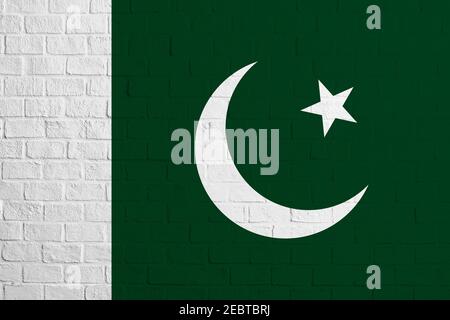 Vintage wall flag of Pakistan Stock Photo - Alamy