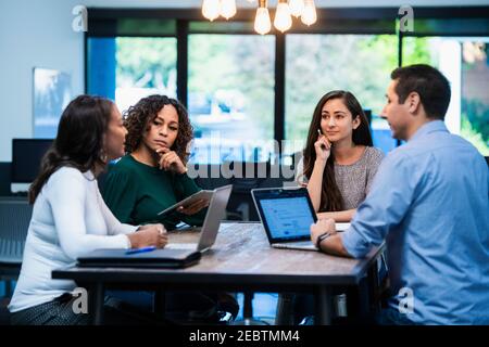 Business people meeting in office Stock Photo