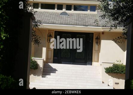 Beverly Hills, California, USA 12th February 2021 A general view of atmosphere of director Stanley Kubrick's former home at 711 N. Oakhurst Drive on February 12, 2021 in Beverly Hills, California, USA. Photo by Barry King/Alamy Stock Photo Stock Photo