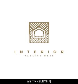 interior logo design inspiration symbol vector template Stock Vector