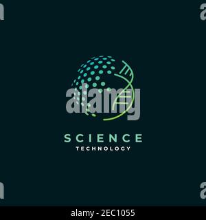 Science logo design symbol vector template Stock Vector