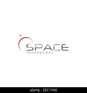 Space logo design inspiration vector template Stock Vector