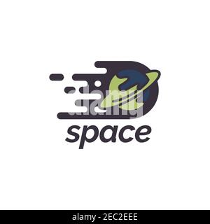 Planet logo design inspiration symbol vector template Stock Vector