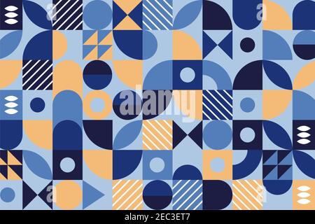 Abstract colorful geometric pattern background Stock Photo