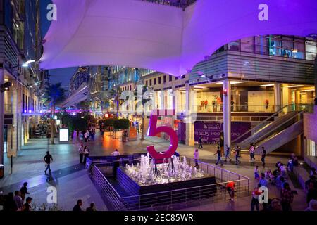 Abdali Boulevard: A complex of a Hotel and Rotana Towers shopping mall district, Amman Jordan Stock Photo