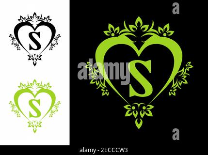 Letter Ss Love Logo Template Vector Stock Vector (Royalty Free) 1787068907  | Shutterstock