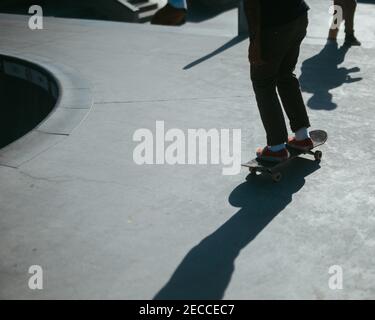 Shadow of a man on the ground texture Stock Photo - Alamy
