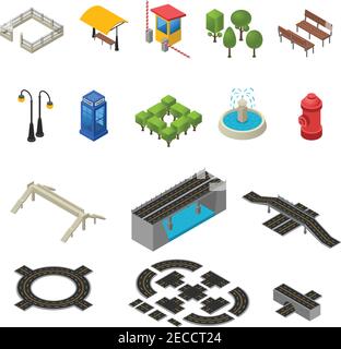 Isometric pedestrian collection set Stock Vector Image & Art - Alamy