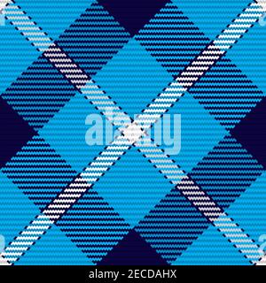 Seamless pattern of scottish tartan plaid. Repeatable background with check fabric texture. Flat vector backdrop of striped textile print. Stock Vector