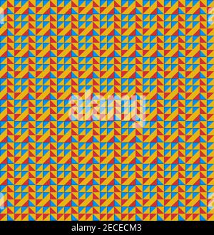Abstract geometric seamless repeating pattern. Minimal geometric shape. Vector illustration. Stock Vector