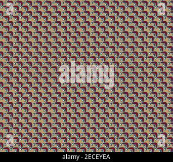 Abstract geometric seamless repeating pattern. Minimal geometric shape. Vector illustration. Stock Vector