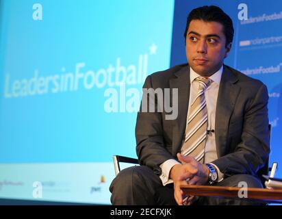 Football - Leaders in Football Conference - Stamford Bridge - 5/10/11  Football agent Kia Joorabchian during the conference  Mandatory Credit: Action Images / Paul Childs  Livepic