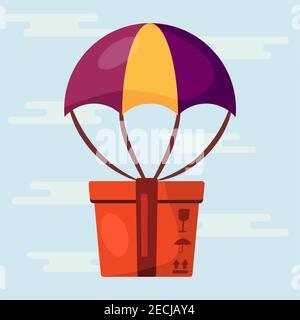package delivery service concept symbol vector illustration Stock Vector
