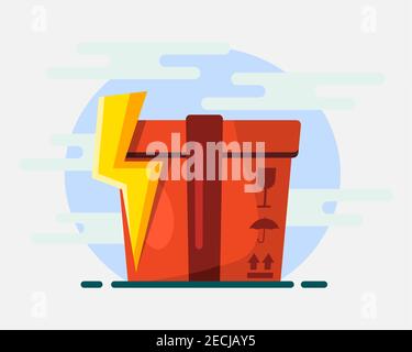 express package delivery concept symbol vector illustration Stock Vector