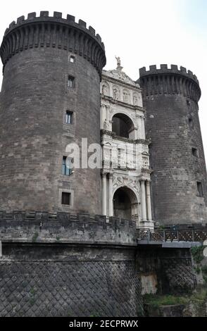 Napoli - Arco di Trionfo di Castel Nuovo Stock Photo