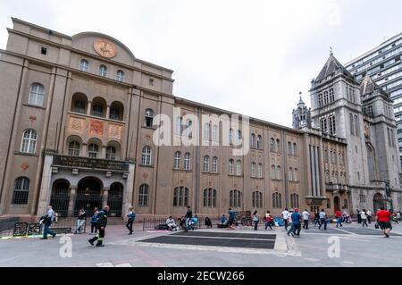 Mosteiro de Sao Bento (St Benedict's Monastery) is a church located on Largo de Sao Bento in Sao Paulo, Brazil.   It was first built in 1598. The curr Stock Photo