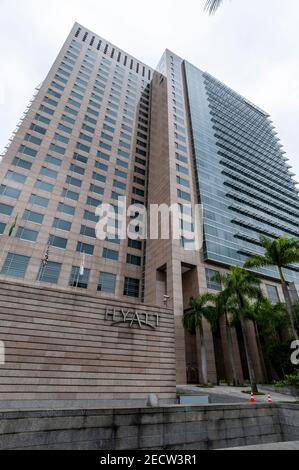 Brazil, Sao Paulo, district Morumbi, skyscrapers, Financial