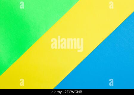 Abstract Colored Shapes Made with Cardboard Sheets Stock Photo