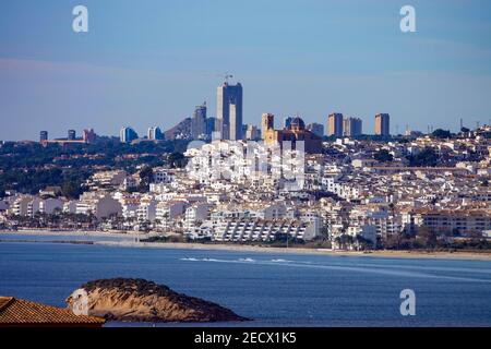 Benidorm, Altea, Costa Blanca, Valencia Province, Spain, EU, Europe Stock Photo