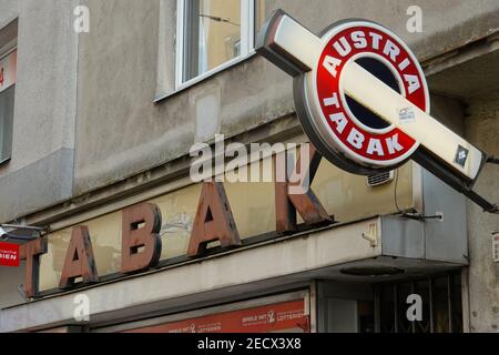 Wien, Tabak-Trafik Stock Photo