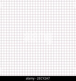 Grid paper. Abstract squared background with color graph. Geometric pattern for school, wallpaper, textures, notebook. Lined blank on transparent Stock Vector