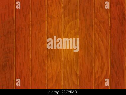 Wooden background with detailed texture of natural wood. Empty wooden planks for timber industry and carpentry themes design Stock Vector