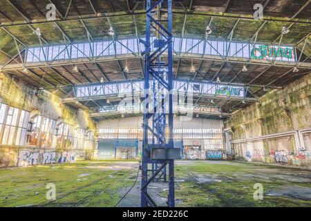Engine Factory, Lost Place, Cologne, North Rhine-Westphalia, Germany