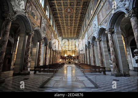 Italy, Rome, basilica of San Marco Evangelista Stock Photo