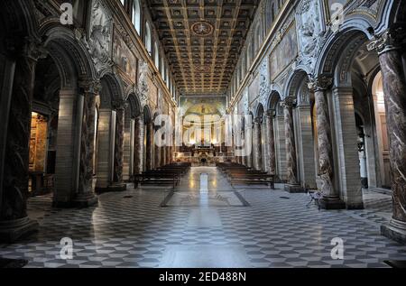 Italy, Rome, basilica of San Marco Evangelista Stock Photo