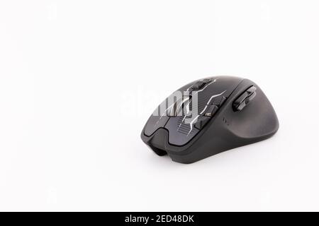 Wireless Computer Mouse Isolated on White Background Stock Photo