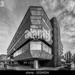Berlin, Botschaft der Tschechischen Republik, Brutalismus in Architektur Stock Photo