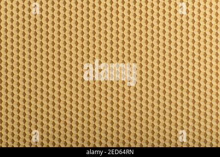 Yellow Honeycomb Seamless texture. Geometric abstract background. Template Stock Photo