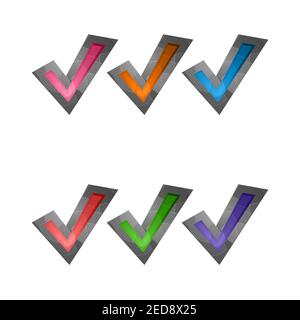 Gaming elements isolated on white background. Design for computer game. Symbols YES and icons. Collection buttons play for games and app. Different Stock Vector