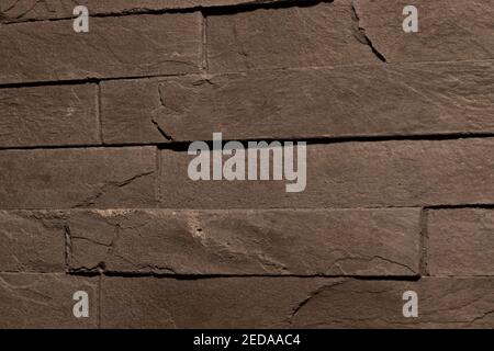 Dark stony tiles as a background Stock Photo