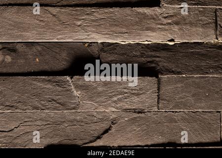 Dark stony tiles as a background Stock Photo