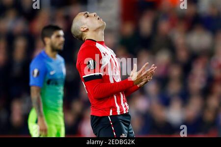 Britain Football Soccer - Southampton v Inter Milan - UEFA Europa League Group Stage - Group K - St Mary's Stadium, Southampton, England - 3/11/16 Southampton's Oriol Romeu reacts Reuters / Eddie Keogh Livepic EDITORIAL USE ONLY.