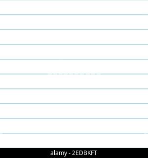 Grid paper. Abstract striped background with color horizontal lines. Geometric seamless pattern for school, wallpaper, textures, notebook. Lined paper Stock Vector