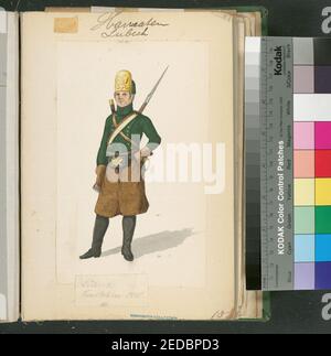 Germany, Hohenzollern, 1808-1849; Lubeck, 1750-1768 Stock Photo