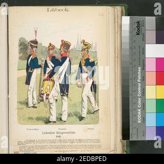 Germany, Hohenzollern, 1808-1849; Lubeck, 1750-1768 Stock Photo