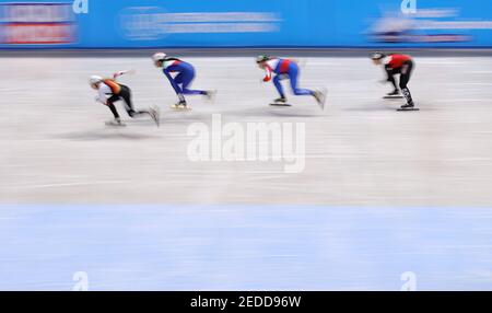 Speed Skating Isu World Short Track Speed Skating Championships Arena Armeets Sofia Bulgaria March 9 2019 Germany S Anna Seidel Leads During The Ladies 500m Ranking Finals Reuters Stoyan Nenov Stock Photo Alamy