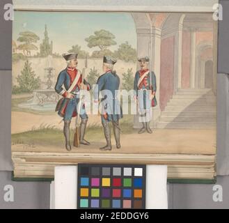 Italy. Piedmont and Savoy, 1730-1747 Stock Photo