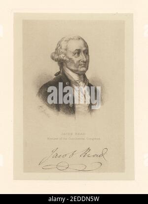 Jacob Read was a member of the Continental Congress, a prominent figure ...