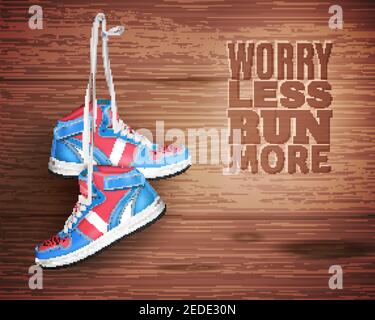 hanging shoes vector