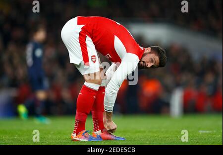 Britain Football Soccer - Arsenal v Paris Saint-Germain - UEFA Champions League Group Stage - Group A - Emirates Stadium, London, England - 23/11/16 Arsenal's Olivier Giroud  Reuters / Eddie Keogh Livepic EDITORIAL USE ONLY.