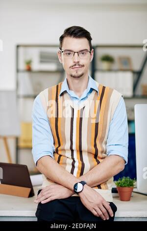 Handsome young entrepreneur Stock Photo