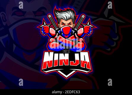 Greetings!!!  If you are looking for Mascot logo for your brand, gaming, sport, e spo Stock Photo