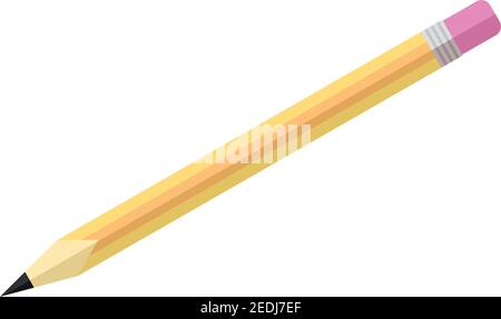 writing pen supply stationery vector illustration icon isometric style Stock Vector